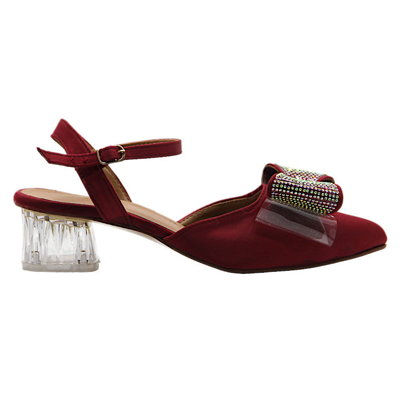 Women Sandal-1016-2P2-MAROON