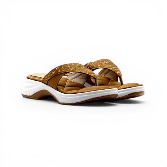 Women Slipper-0715-208-BROWN