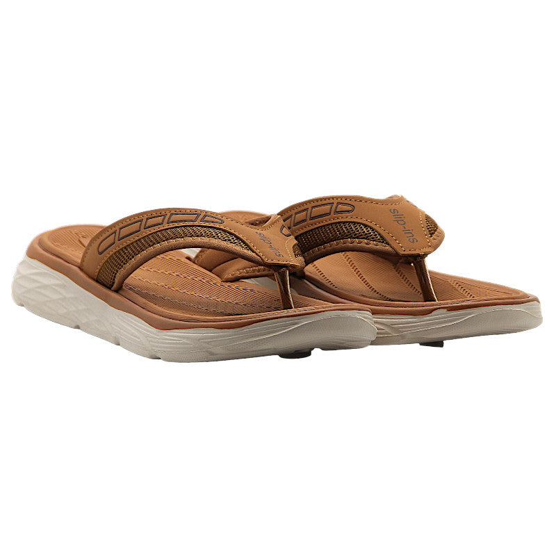 Men Slipper-0710-1005-BROWN
