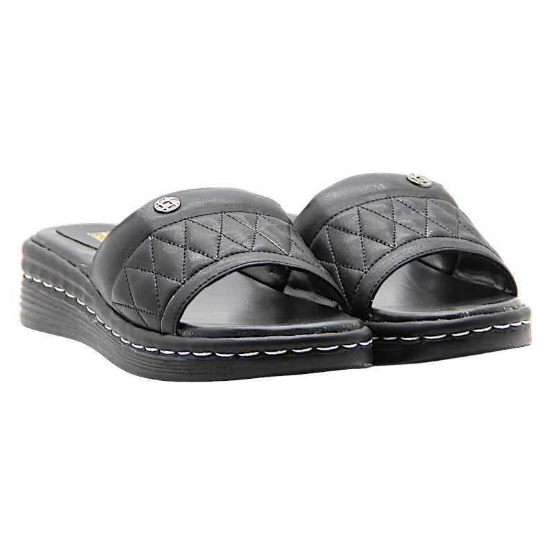 Women Slipper-0711-2506-BLACK