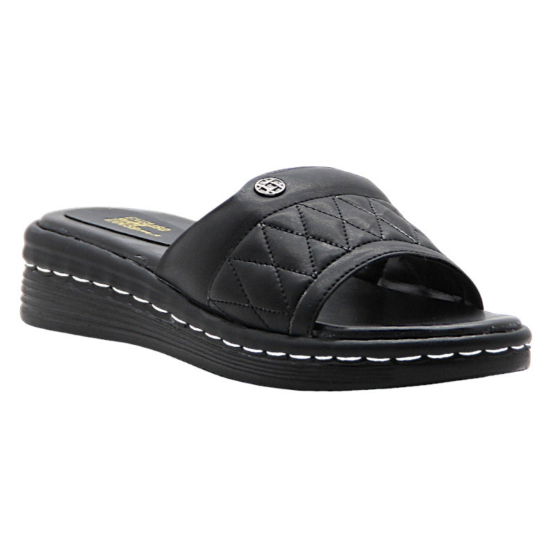 Women Slipper-0711-2506-BLACK