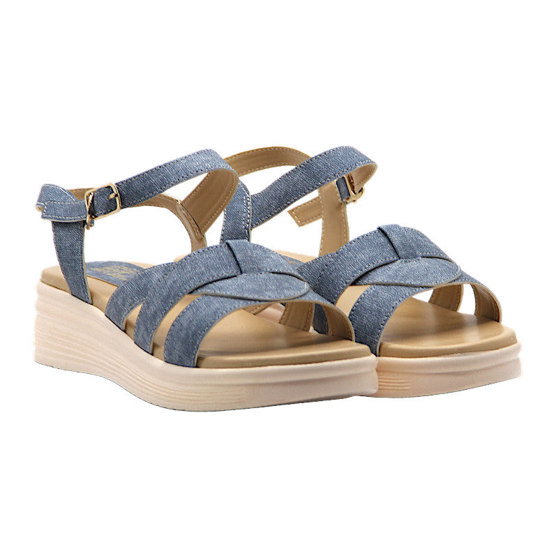 Women Sandal-0711-2707-BLUE