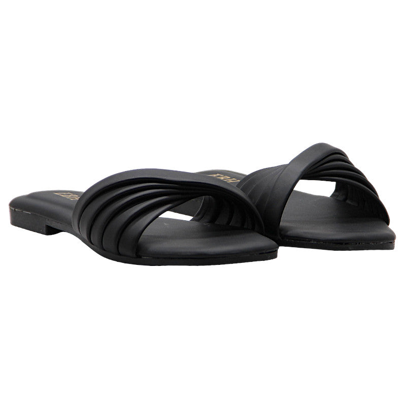 Women Slipper-0715-2121-BLACK