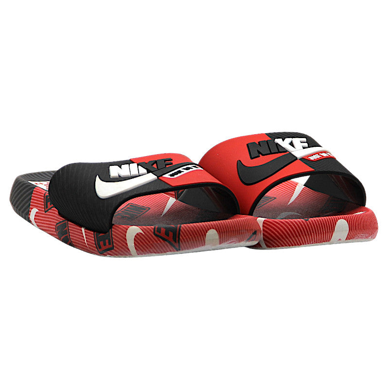 Men Slipper-0710-1SLIDES-RED/BLACK