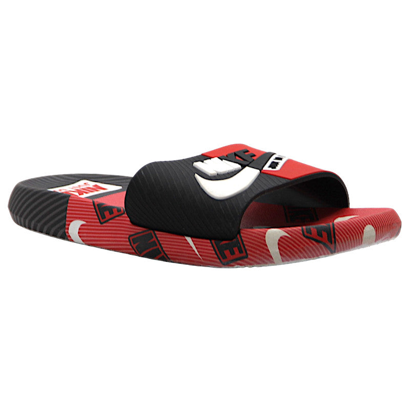 Men Slipper-0710-1SLIDES-RED/BLACK