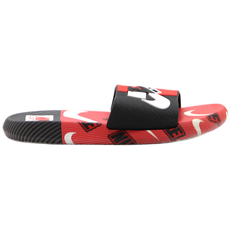 Men Slipper-0710-1SLIDES-RED/BLACK